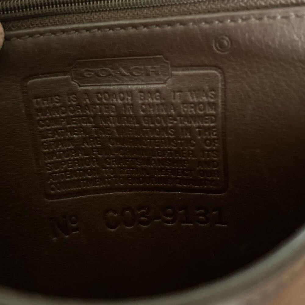 Coach Vintage leather tassel bag. - Picture 6 of 11